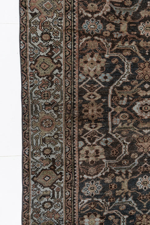 District Loom Antique Malayer Wide Runner Rug Timber