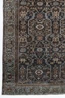 District Loom Antique Malayer Wide Runner Rug Timber