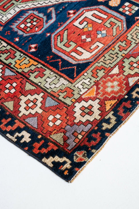 District Loom Vintage Mahal Runner Rug Torry