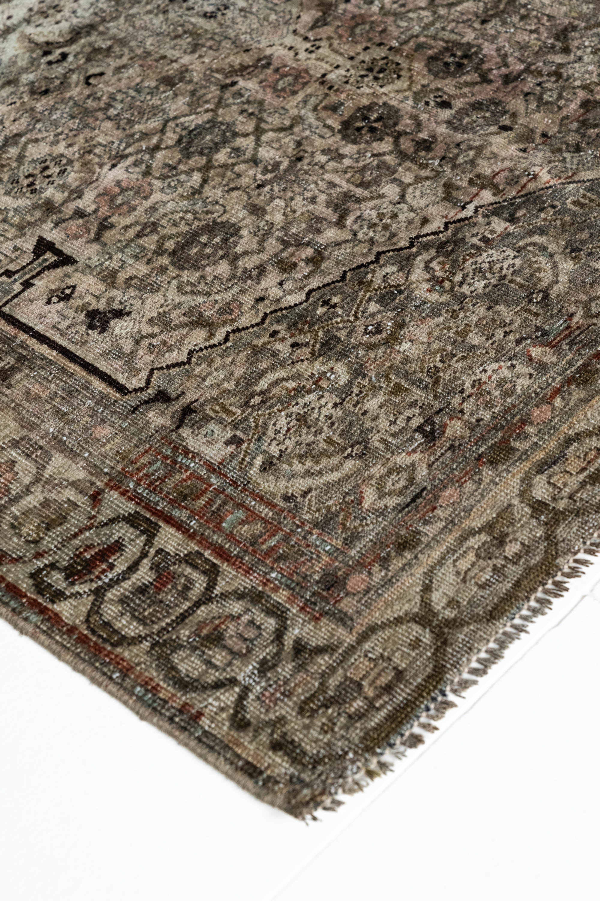 District Loom Antique Hamadan Scatter Rug Underwood