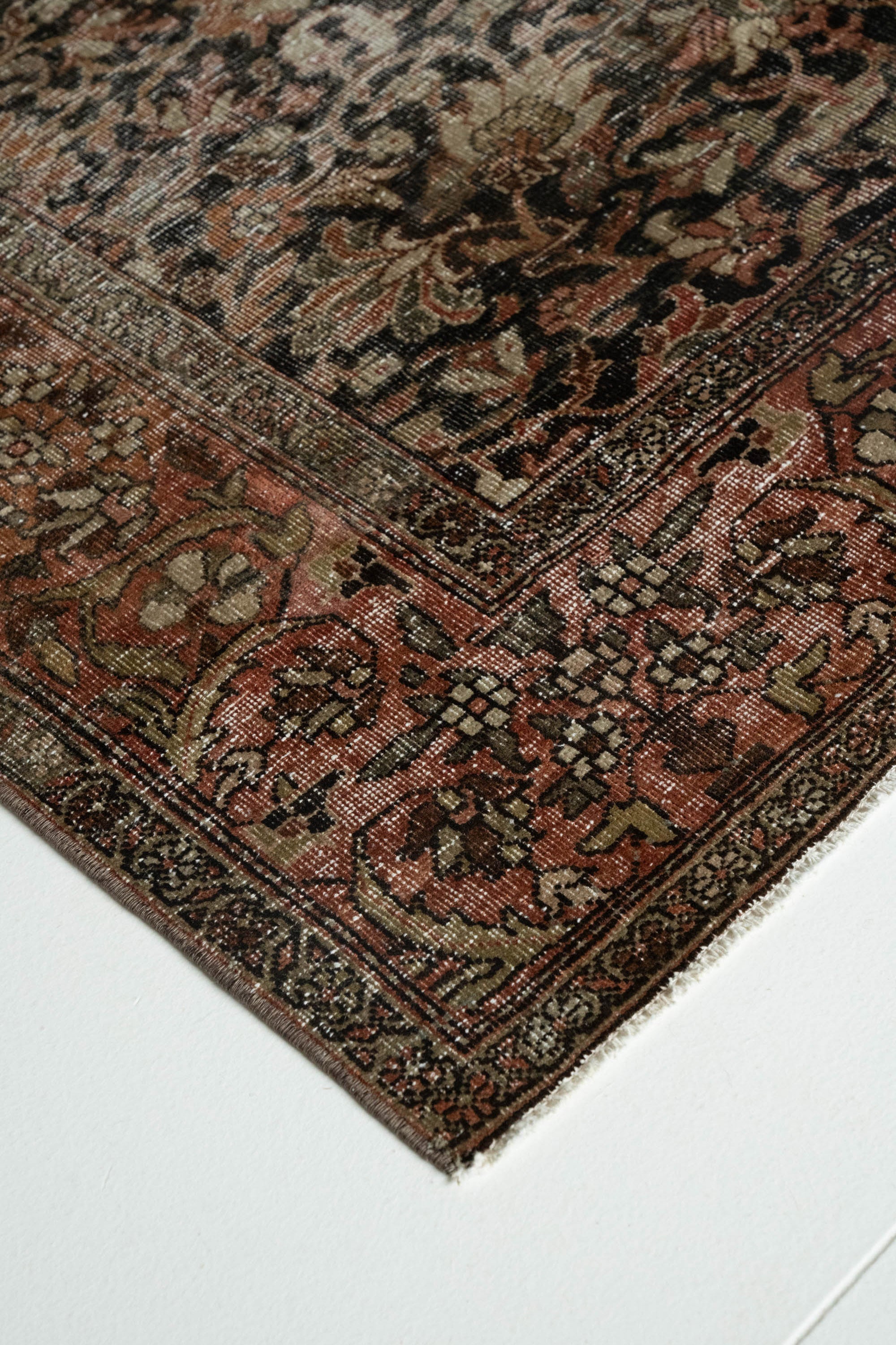 District Loom Antique Hamadan Scatter Rug Valhalla