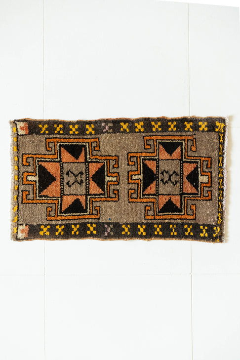 District Loom Vintage Turkish Mini Rug No. 602 for Anthropologie