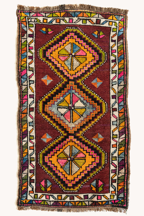 District Loom Vintage Turkish Mini Rug No. 603 for Anthropologie