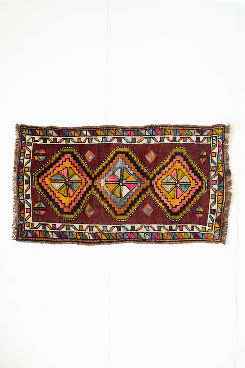 District Loom Vintage Turkish Mini Rug No. 603 for Anthropologie