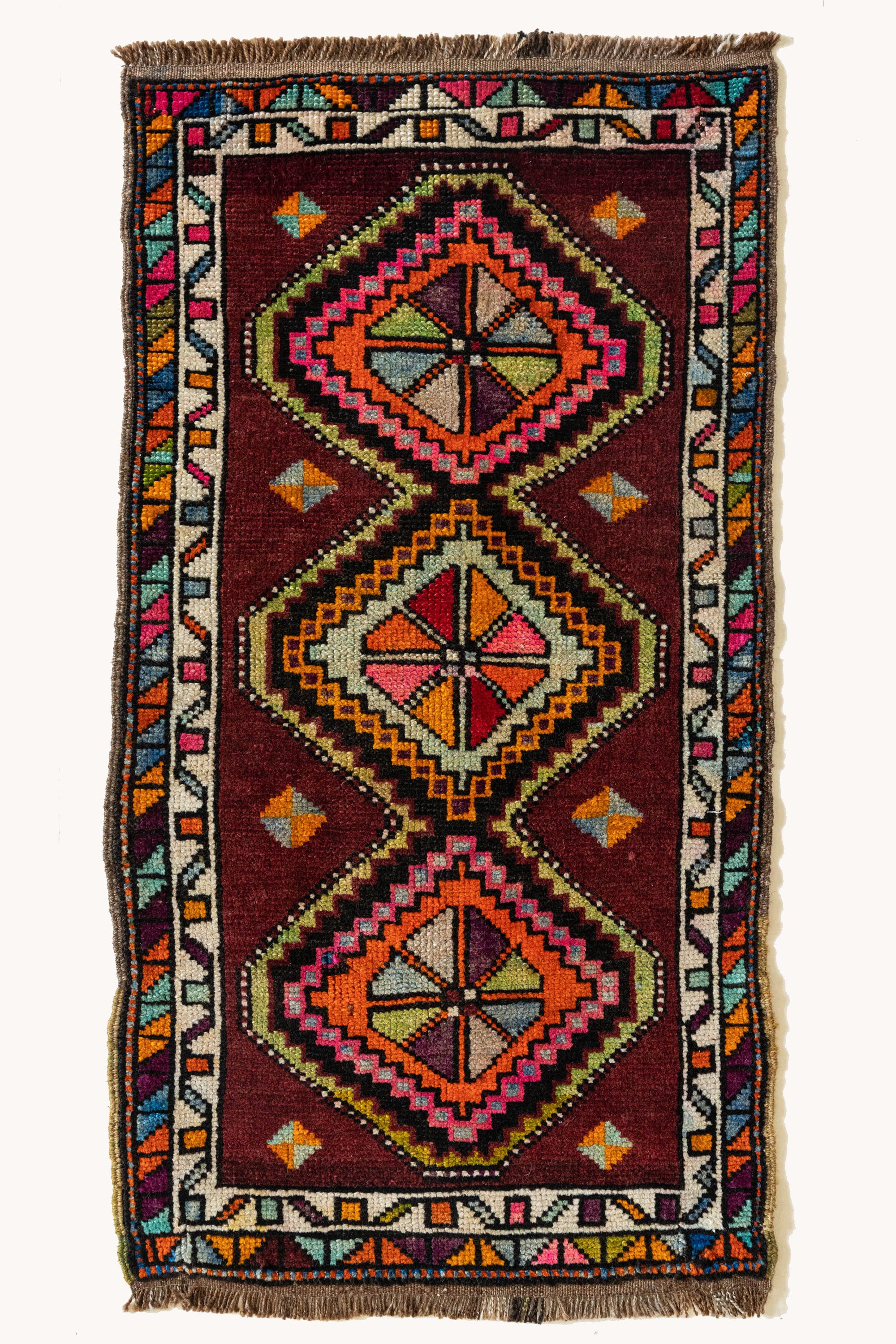 District Loom Vintage Turkish Mini Rug No. 607 for Anthropologie