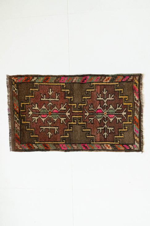 District Loom Vintage Turkish Mini Rug No. 610 for Anthropologie