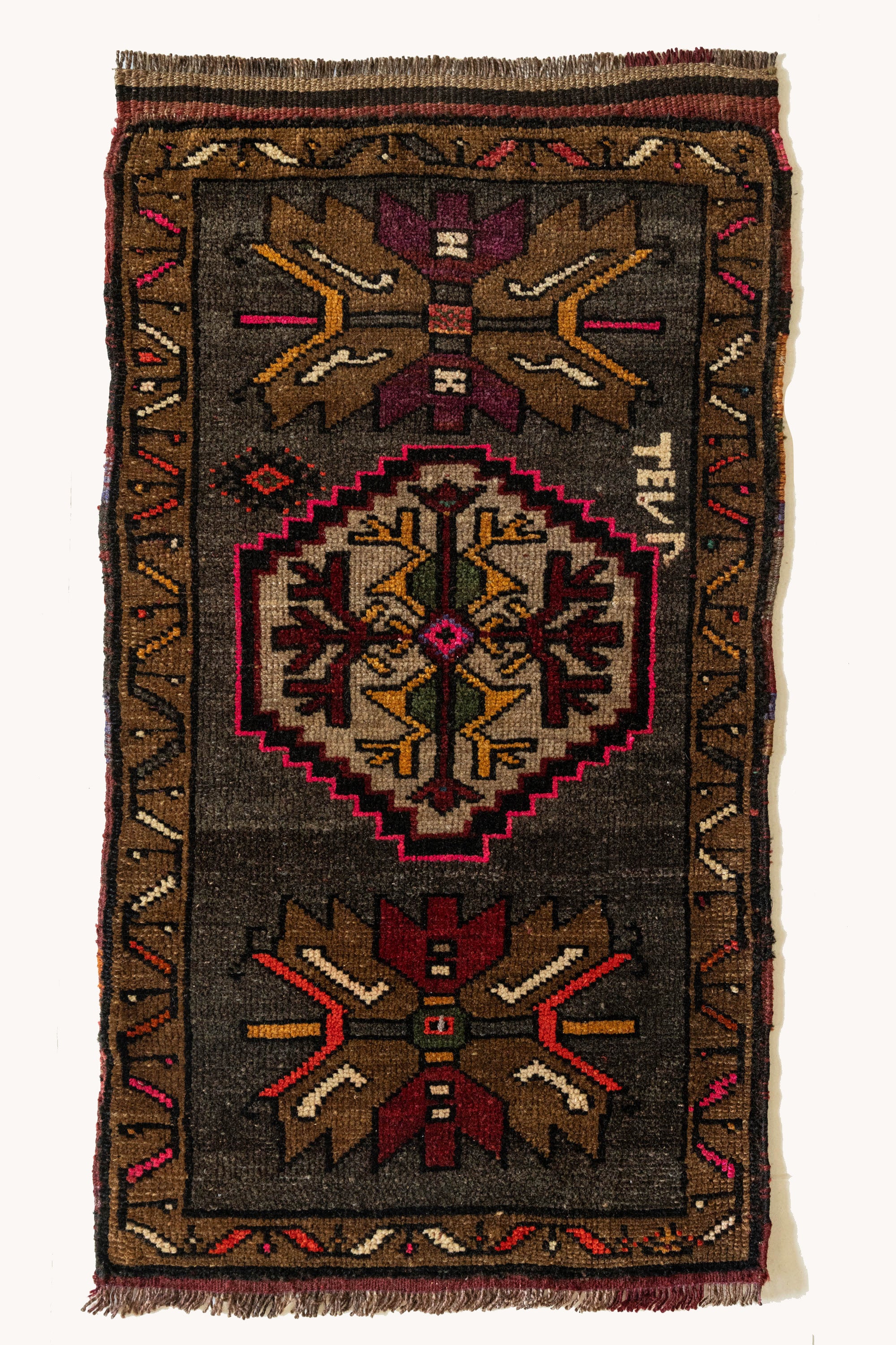 District Loom Vintage Turkish Mini Rug No. 613 for Anthropologie