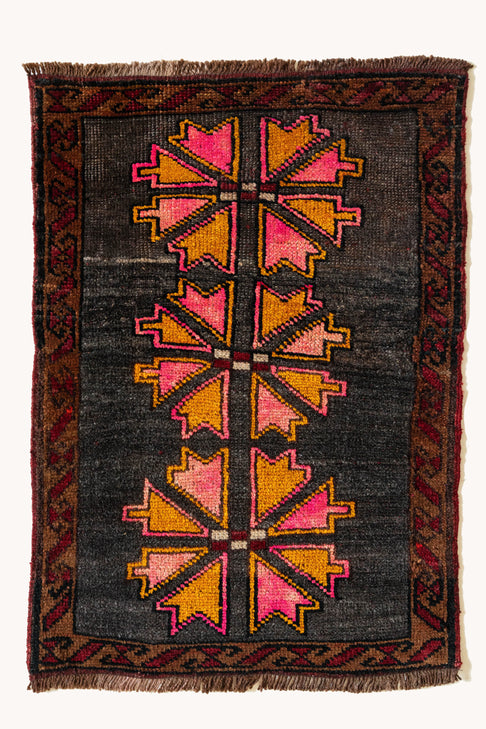 District Loom Vintage Turkish Mini Rug No. 616 for Anthropologie