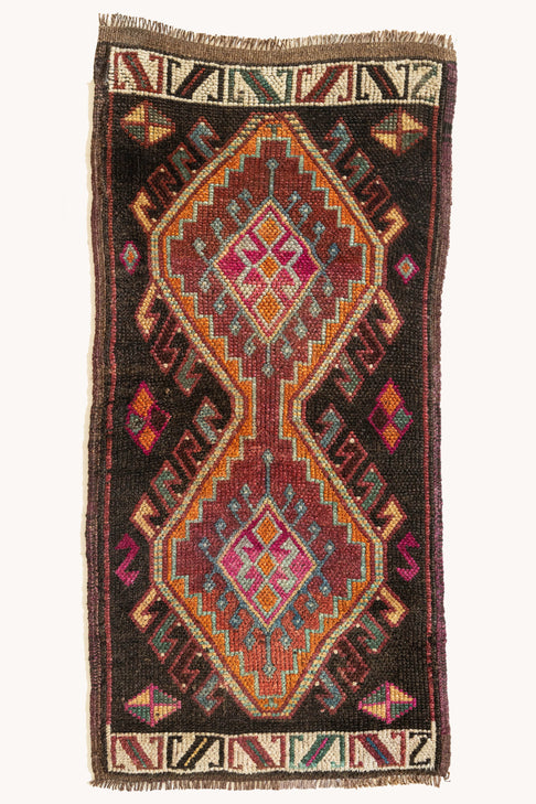 District Loom Vintage Turkish Mini Rug No. 621 for Anthropologie