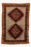 District Loom Vintage Turkish Mini Rug No. 625 for Anthropologie