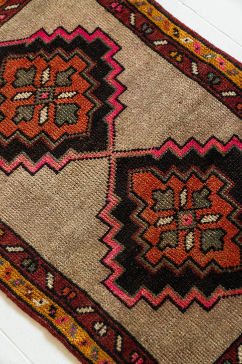 District Loom Vintage Turkish Mini Rug No. 625 for Anthropologie