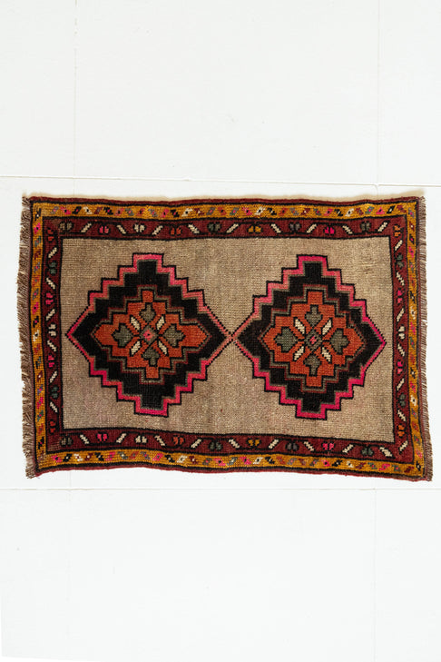 District Loom Vintage Turkish Mini Rug No. 625 for Anthropologie