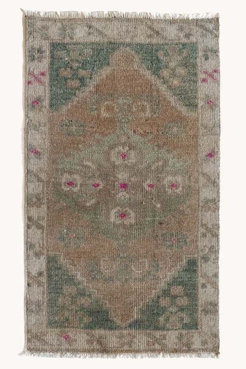 District Loom Vintage Turkish Mini Rug No. 632 for Anthropologie