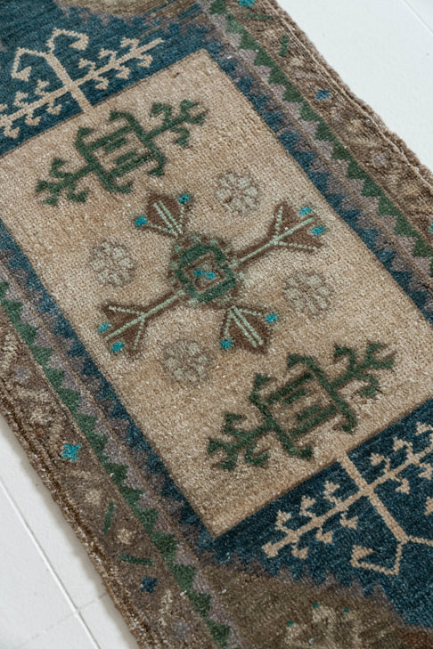 District Loom Vintage Turkish Mini Rug No. 637 for Anthropologie