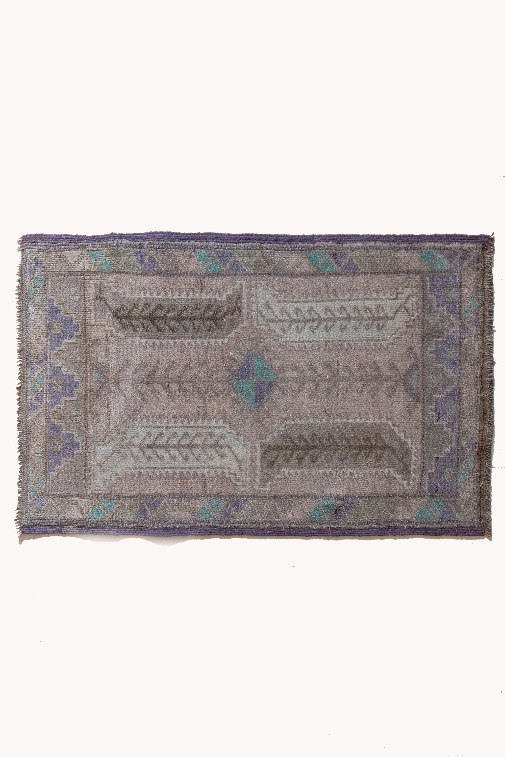 District Loom Vintage Turkish Mini Rug No. 640 for Anthropologie