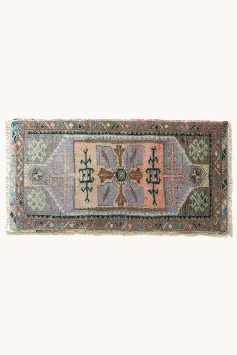 District Loom Vintage Turkish Mini Rug No. 645 for Anthropologie