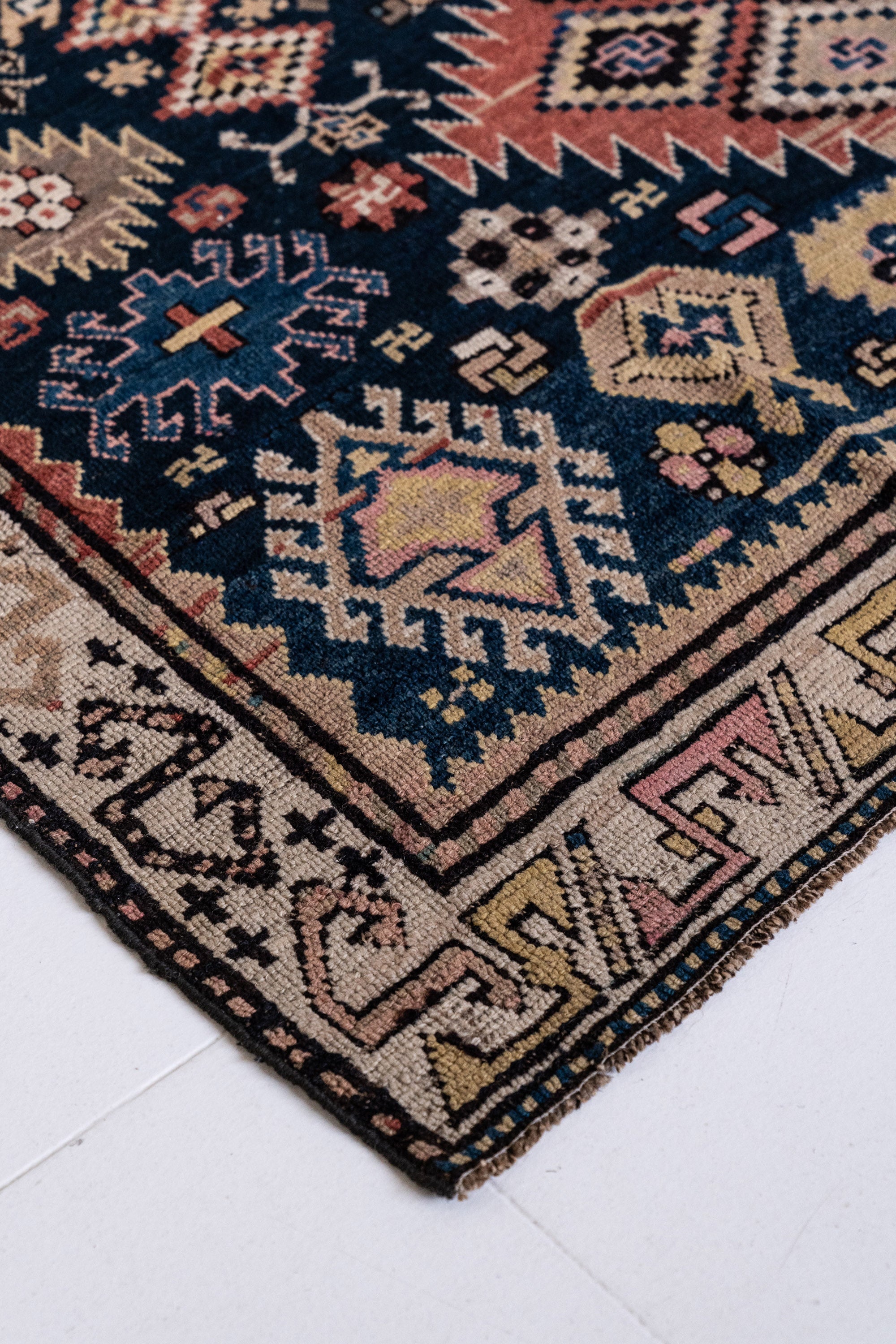 District Loom Vintage Soumak Scatter Rug Winston