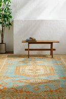 District Loom Vintage Persian Tabriz VISS area rug Hysham