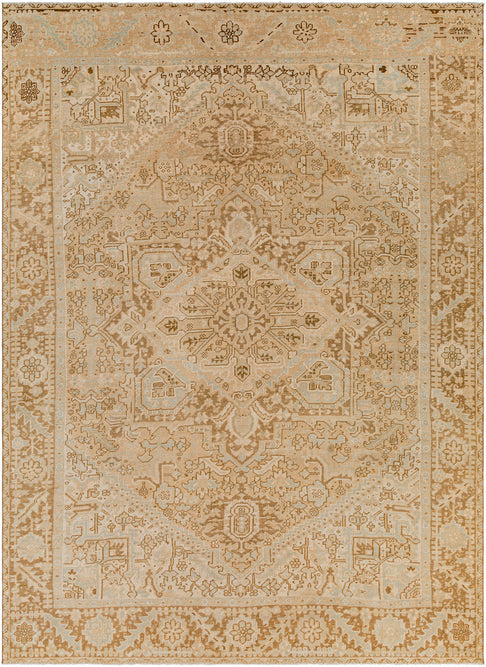 District Loom Antique Persian Heriz area rug West Glacier