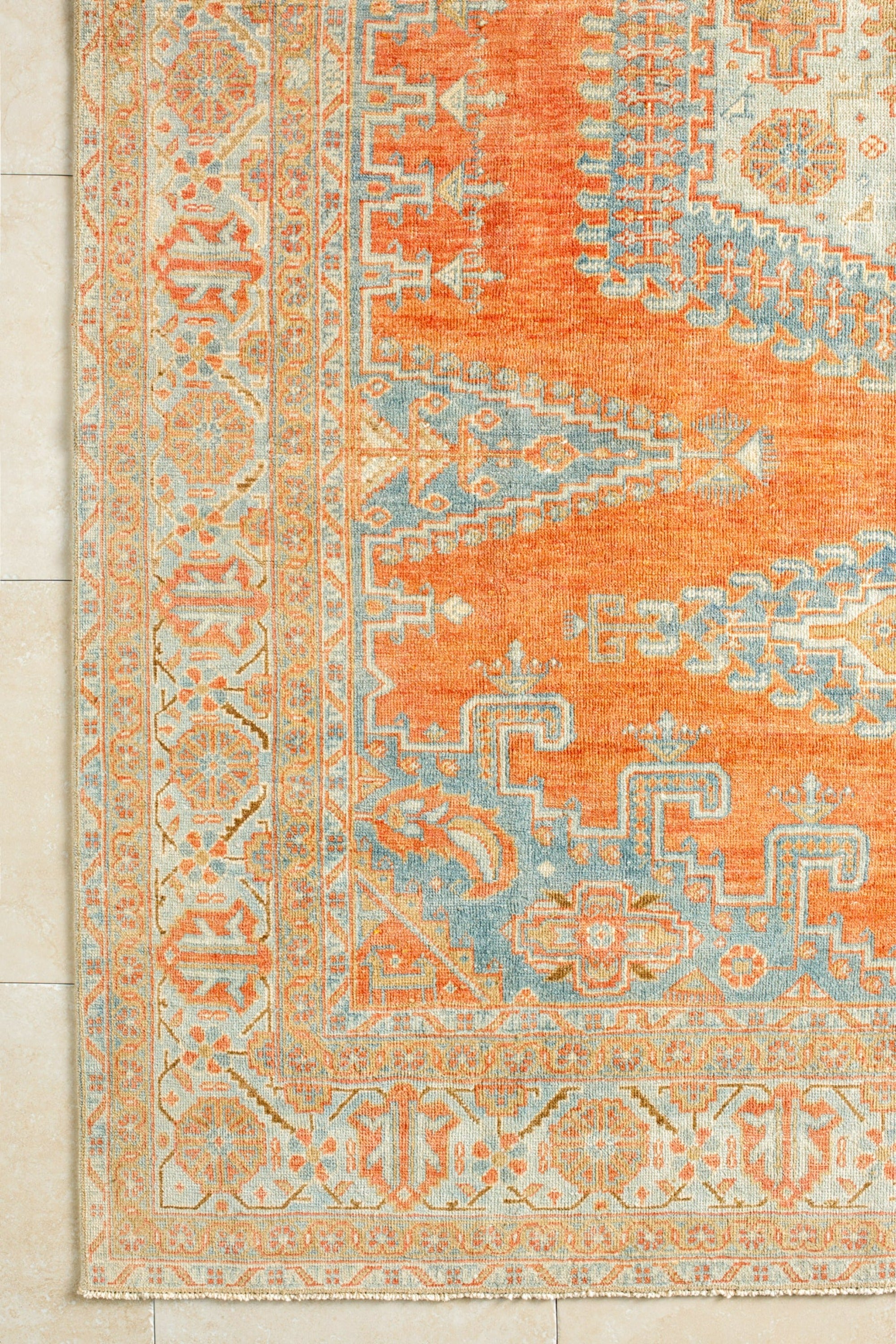 District Loom Vintage Persian Tabriz VISS area rug Saco