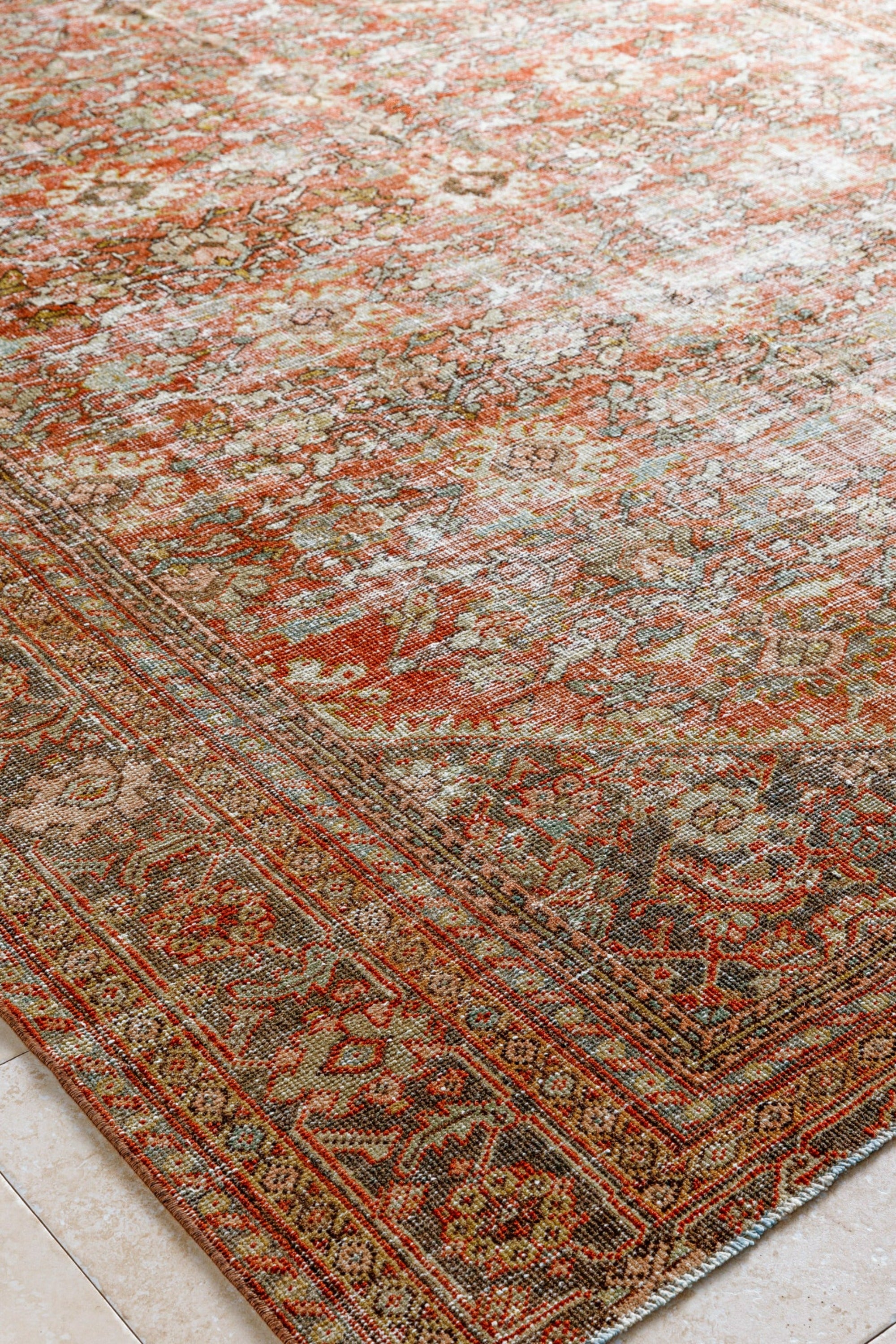 District Loom Antique Persian Mahal area rug Carter