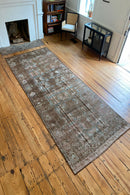 District Loom Distressed Antique Persian gallery size area rug Huntley