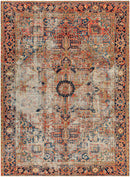 District Loom Antique Persian Heriz area rug Clark