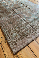 District Loom Distressed Antique Persian gallery size area rug Huntley